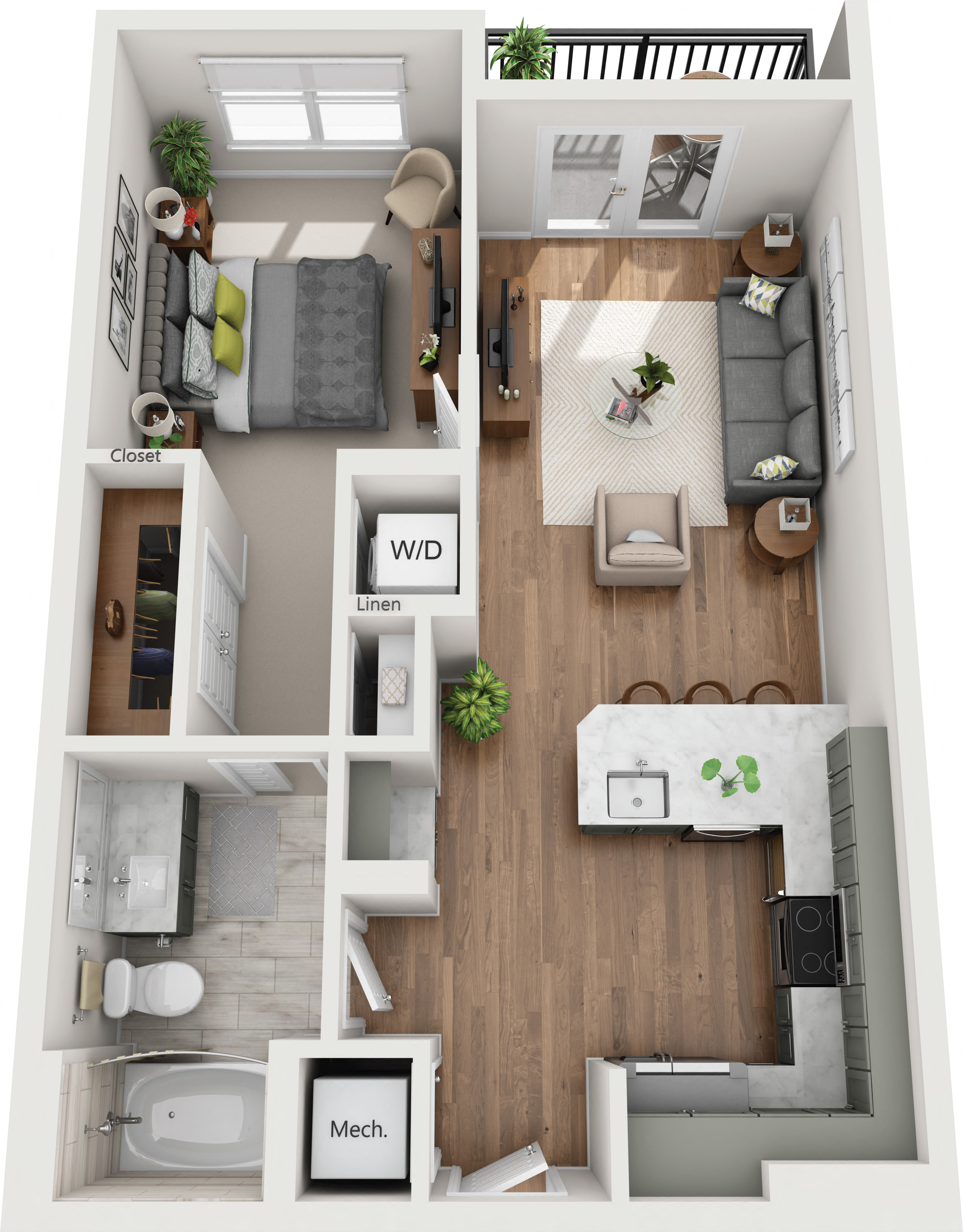 A2 floor plan